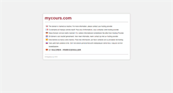 Desktop Screenshot of mycours.com